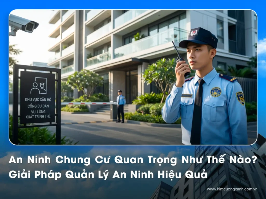 An ninh chung cư quan trọng như thế nào