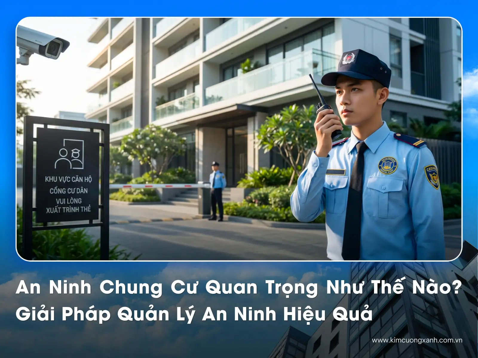 An ninh chung cư quan trọng như thế nào