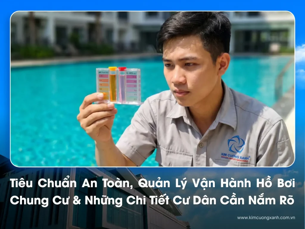 tiêu chuẩn quản lý vận hành hồ bơi