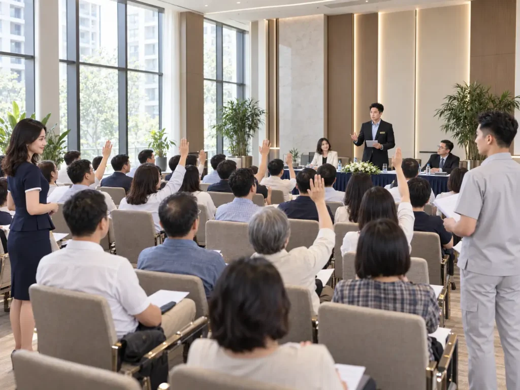 Tổ chức hội nghị nhà chung cư lần đầu