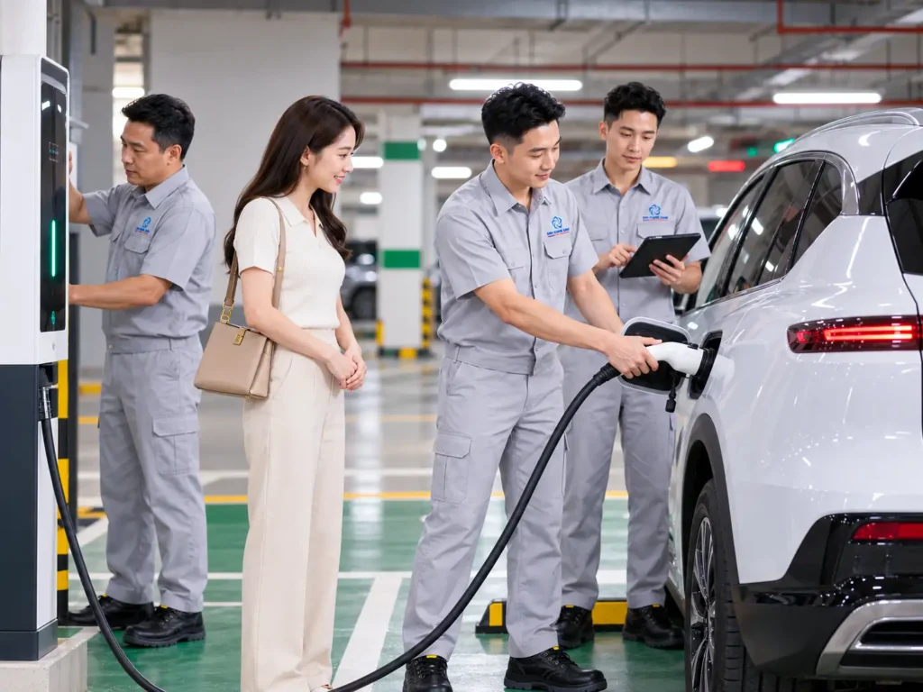 Trạm Sạc Xe Điện Chung Cư