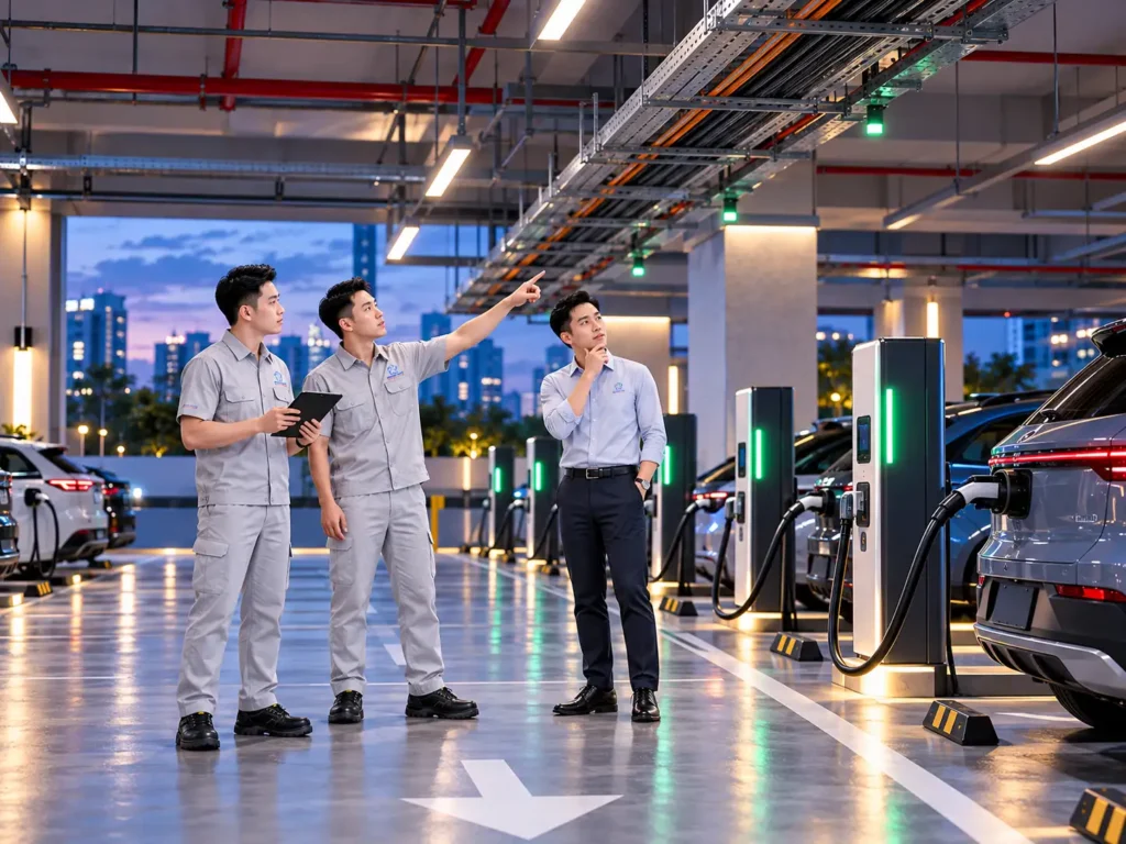 Trạm Sạc Xe Điện Chung Cư