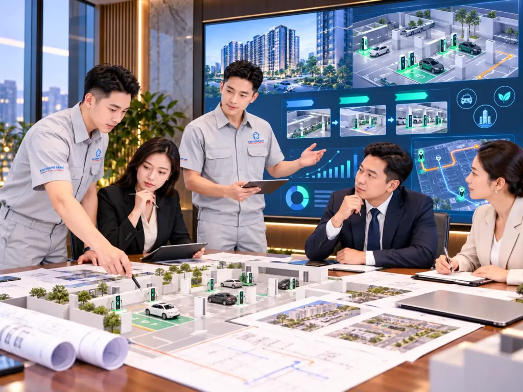 Ban Quản Trị Cần Xem Xét Gì Trước Khi Đầu Tư lắp Trạm Sạc Xe Điện Tại Chung Cư
